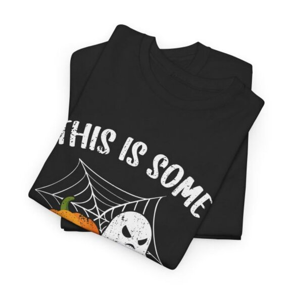 This Is Some Boo Sheet Halloween Ghost Funny Gift T-Shirt - Picture 3 of 6